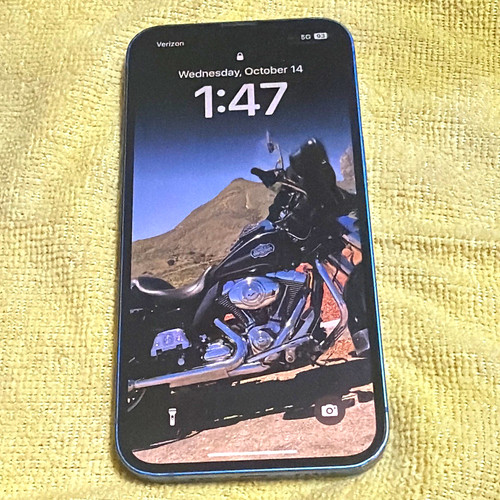 Apple iphone 128gb blue - iphone, 13