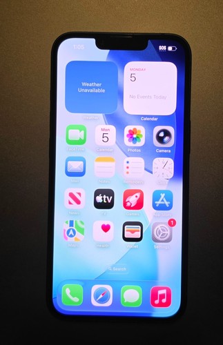 Apple iphone 128gb black - 13,